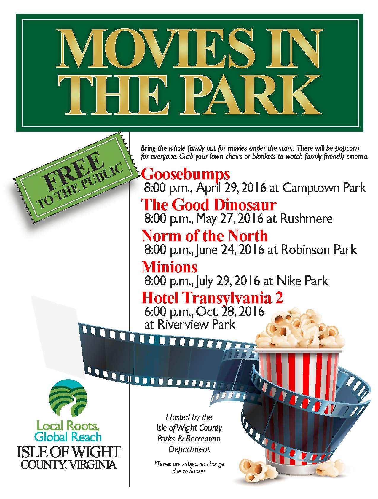 Movies in the Park | News | News | Official Website for ...